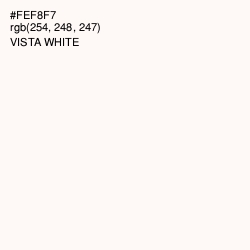 #FEF8F7 - Vista White Color Image